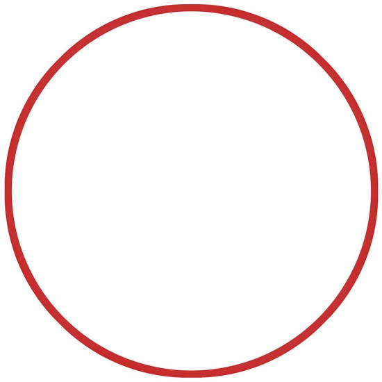Χούλα-Χουπ 60cm - Φ 18mm - 120gr, Κόκκινο